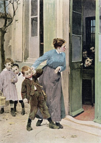 Compulsory Education, 1882 by Henri Jules Jean Geoffroy